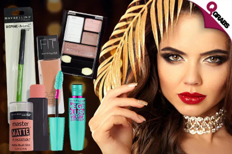 From QR99 Glam Up with Maybelline New York Makeup Bundles - Choose from 3 Makeup Sets! (Up to QR292 Value)